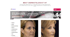 Desktop Screenshot of bestdermatologistny.com
