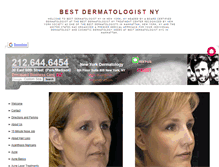 Tablet Screenshot of bestdermatologistny.org